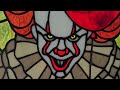 Polishing, Waxing, and Final Reveal of the Pennywise Stained Glass Project