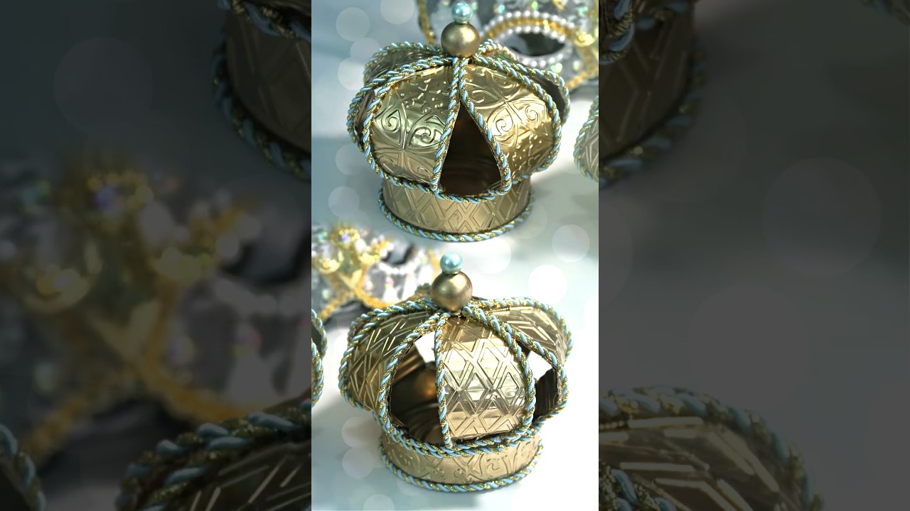 Tin Can Crown Ornaments