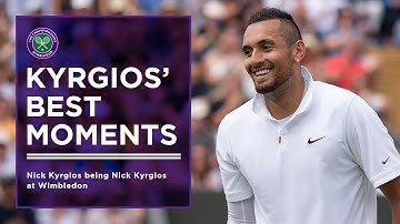 Nick Kyrgios is a born entertainer 😂  | His funniest moments and greatest shots at Wimbledon