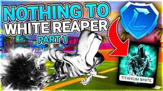 *NEW* TRADING FROM NOTHING TO TITANIUM WHITE REAPER! *PART 1* | Rocket League Trading Series