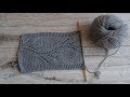 Узор «Хвост Змея» спицами, видео | «Tail of the Dragon» knitting pattern | «yılan kuyruğu» örgü