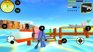 US Police Stickman Rope Hero Best Offline Game screenshot 5