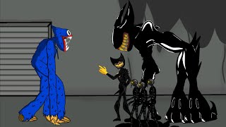 Bendy Vs Huggy Wuggy Animation Drawing Cartoon 2