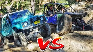 Buggy vs Full Body 4x4 Rock Crawling @ Suzuki Hill Menai