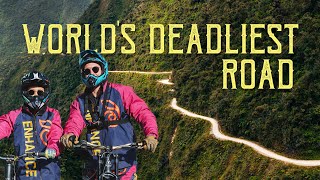 This Is DEATH ROAD in Bolivia  The World's Deadliest Road near La Paz