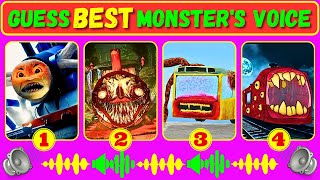 Guess Monster Voice: Spider Thomas, Choo Choo Charles, Bus Eater, Train Eater Coffin Dance