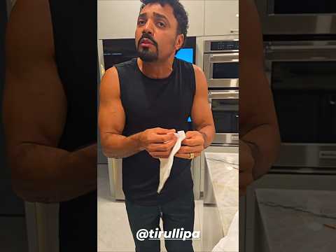 Tirullipa inventou uma desculpa pra levar o resto do bolo pra casa