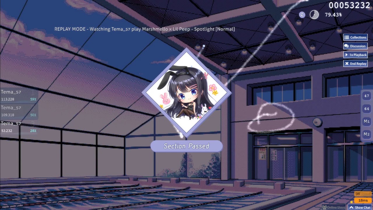 Карта в осу плачь