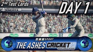 Cricket 19 The Ashes 2nd Test at Lords Day 1 - Retro 90s BBC Style Presentation