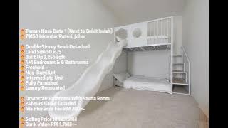 🔥Taman Nusa Duta 1 (Next to Bukit Indah) Double Storey Semi-D 50x75 Luxury Renovated Furnished G&G