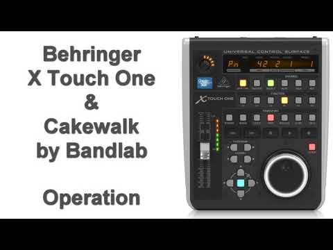 Behringer X Touch One with Sonar or Cakewalk - YouTube