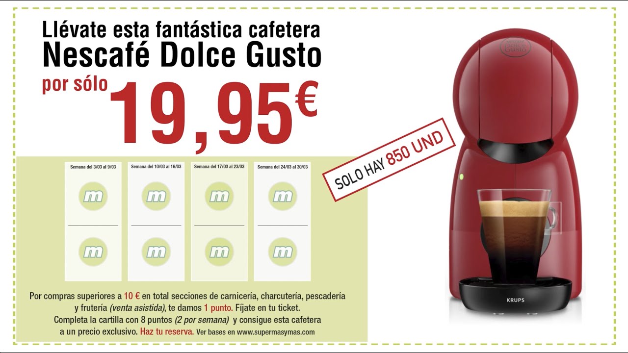 Consigue una fantástica cafetera Nescafé Dolce Gusto! - YouTube