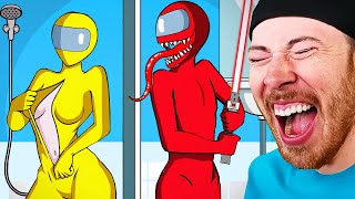 FUNNY Among Us Animations (Skibidi Toilet Among Us)