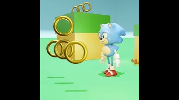 sonic animation and character making in blender