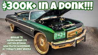 Whips By Wade : 'Bipolar' 1975 Donk : Over $300k Invested into This Classic Chevy #CertifiedRides by Whips By Wade 16,759 views 1 year ago 1 minute, 51 seconds