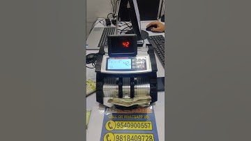 Batch Features Note Counting Machine #ytshorts #countingdevice #technical