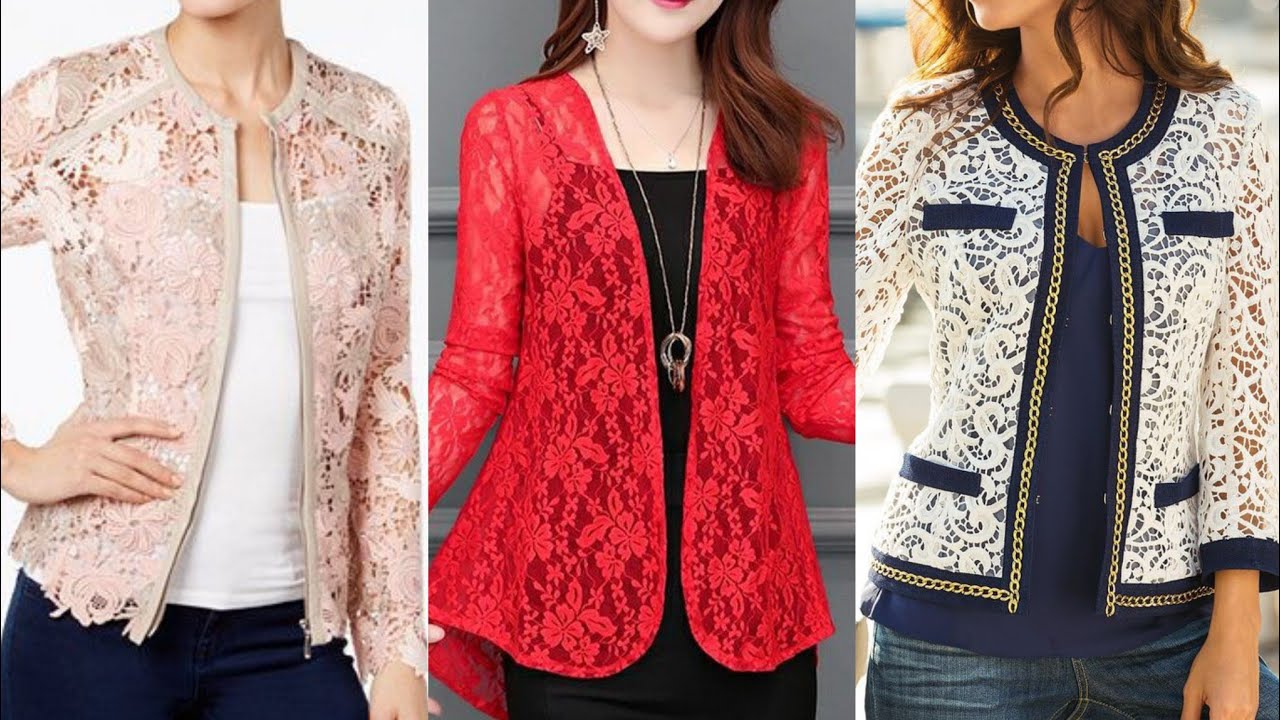 lace coat design