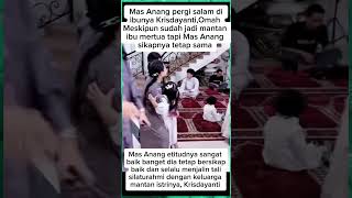 Mas Anang salam kepada mantan ibu mertuanya#krisdayanti#ananghermansyah#artist#shorts