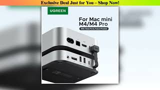 Hands-on UGREEN Mac Mini Docking Station USB HUB TypeC to DP 4K240Hz M2 NVMe SSD Slot 10Gbps SDTF