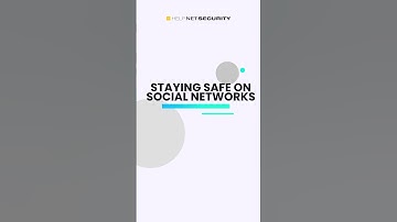 Staying safe on social networks #cybersecurity #security #awareness #onlinesafety #shorts