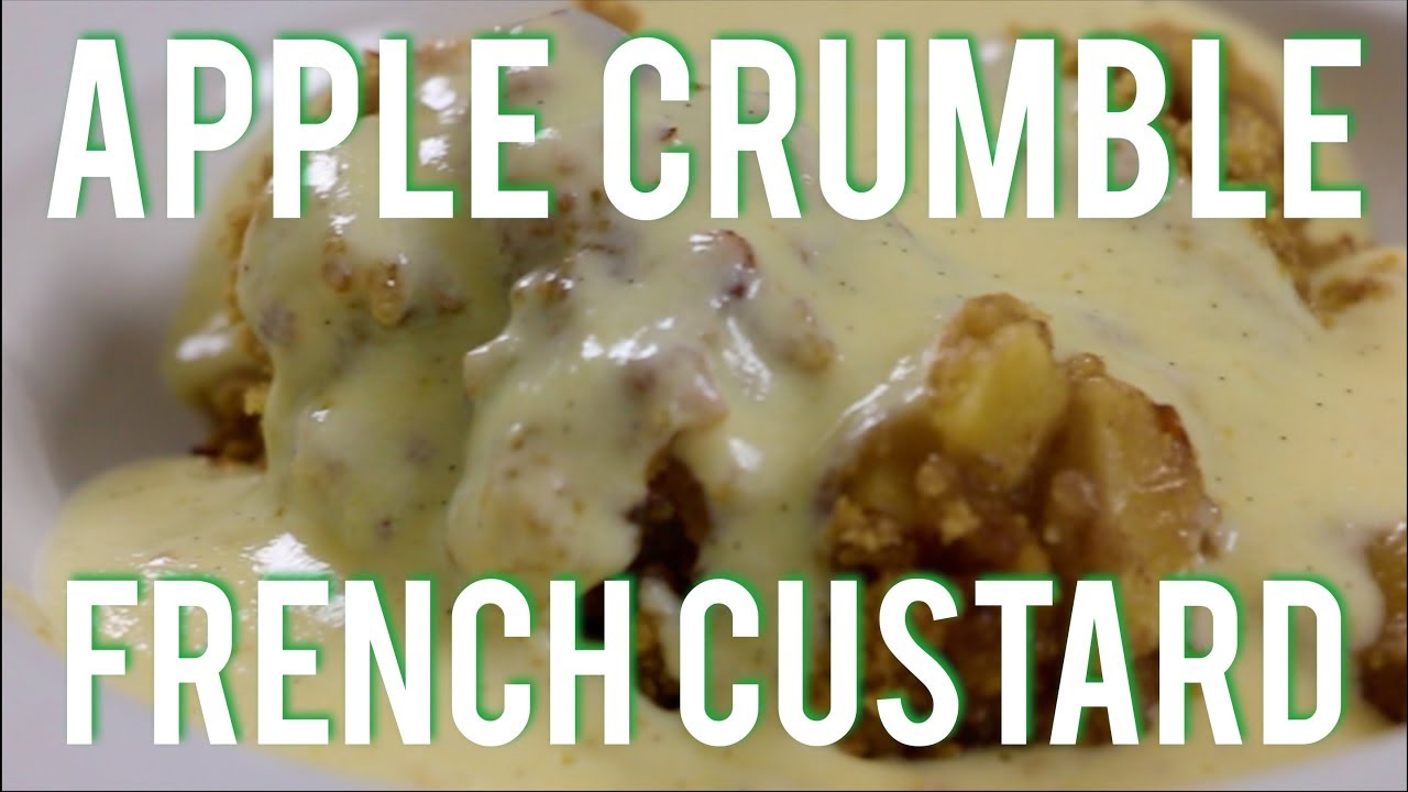 Apple Crumble and Custard - PTMTR
