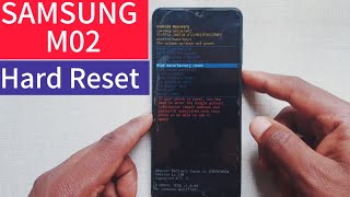 Samsung Galaxy M02 Hard Reset |