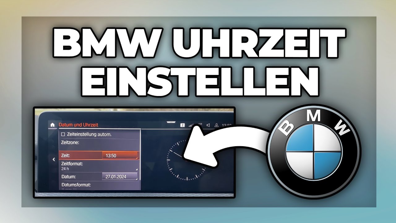 BMW Uhr einstellen - automatische Uhrzeit Aktualisierung | Auto ...