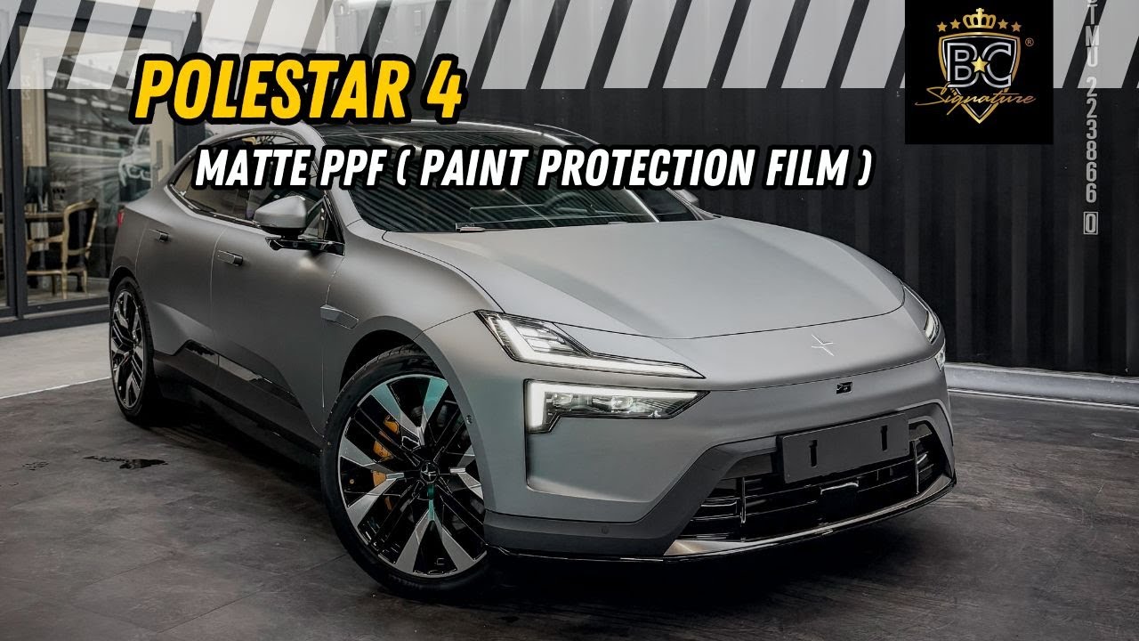 Polestar 4 - Matte PPF lakbescherming Carwrap