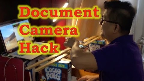 Document Camera Hack for Zoom Screen Share (Mac Based)