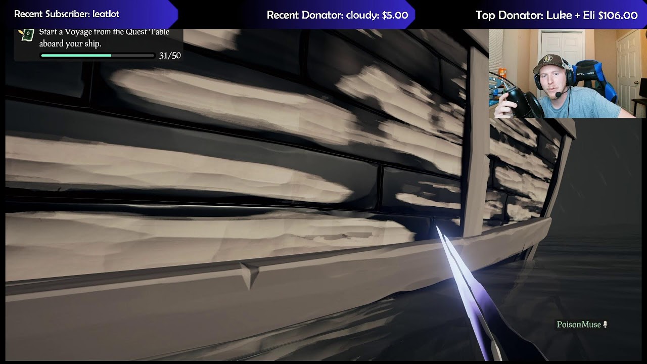 Slooping the Ocean in Sea of Thieves with Korbus