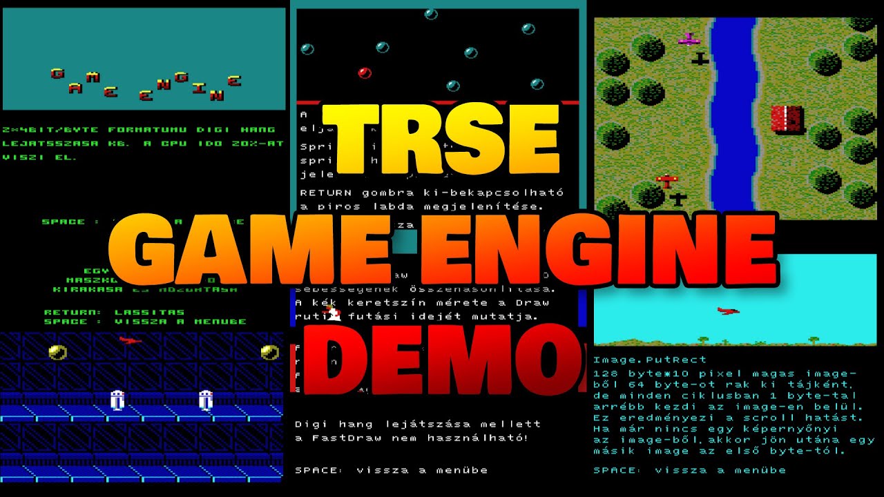 TVC TRSE Pascal - 15. rész - Game Engine Demo [50 FPS] - YouTube