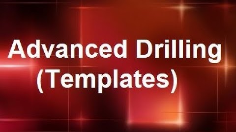 MicroStrategy - Advanced Drilling (Templates) - Online Training Video by MicroRooster
