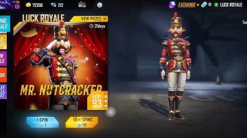 Mr. Nutcracker Bundle || New Diamond Royale || Free Fire