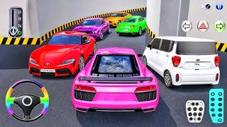 Crazy Color Car Driving Game 🚗🌈 Pink Supercar Traffic Escape Challenge 🔥  screenshot 2