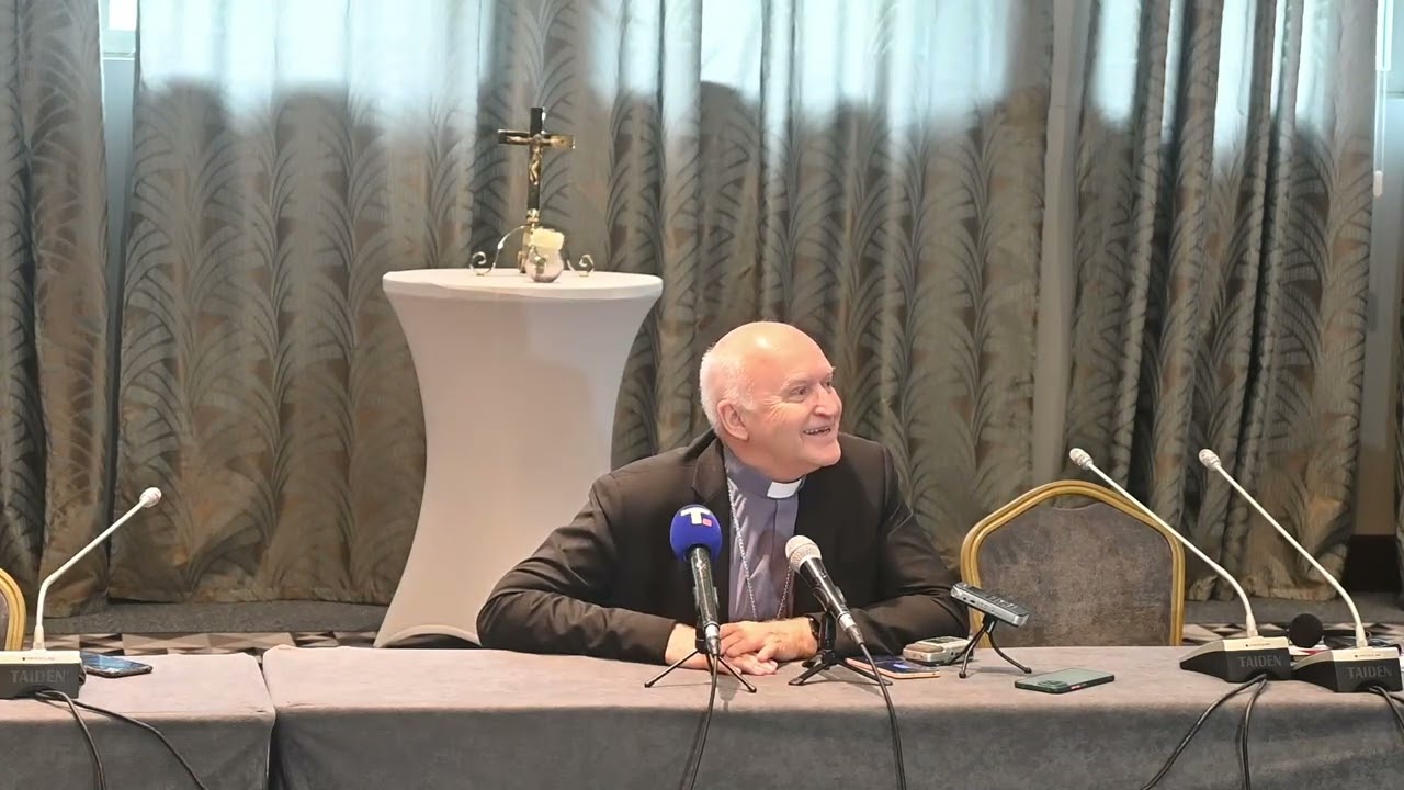 Konferencija za medije CCEE : mons. dr. Ladislav Nemet 27.06.2024