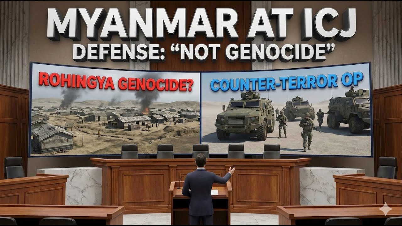"Not Genocide": Myanmar DEFENDS Military Crackdown as "Counter-Terrorism" at ICJ