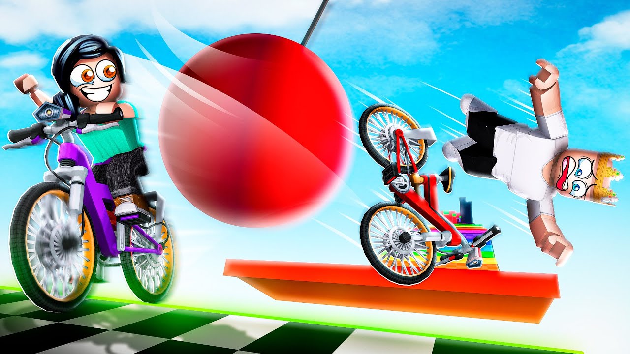 Roblox Obby But On A Bike Gone Wrong!