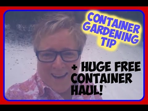 Container Gardening Tip