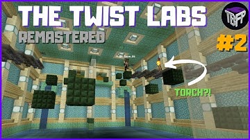 Minecraft The Twist Labs : DAVE VS TORCH PARKOUR (Part 2) | Co-op Adventure / Puzzle Map