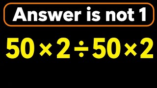 99% Get This Math Problem WRONG! 🎯 | Can you solve this math 3