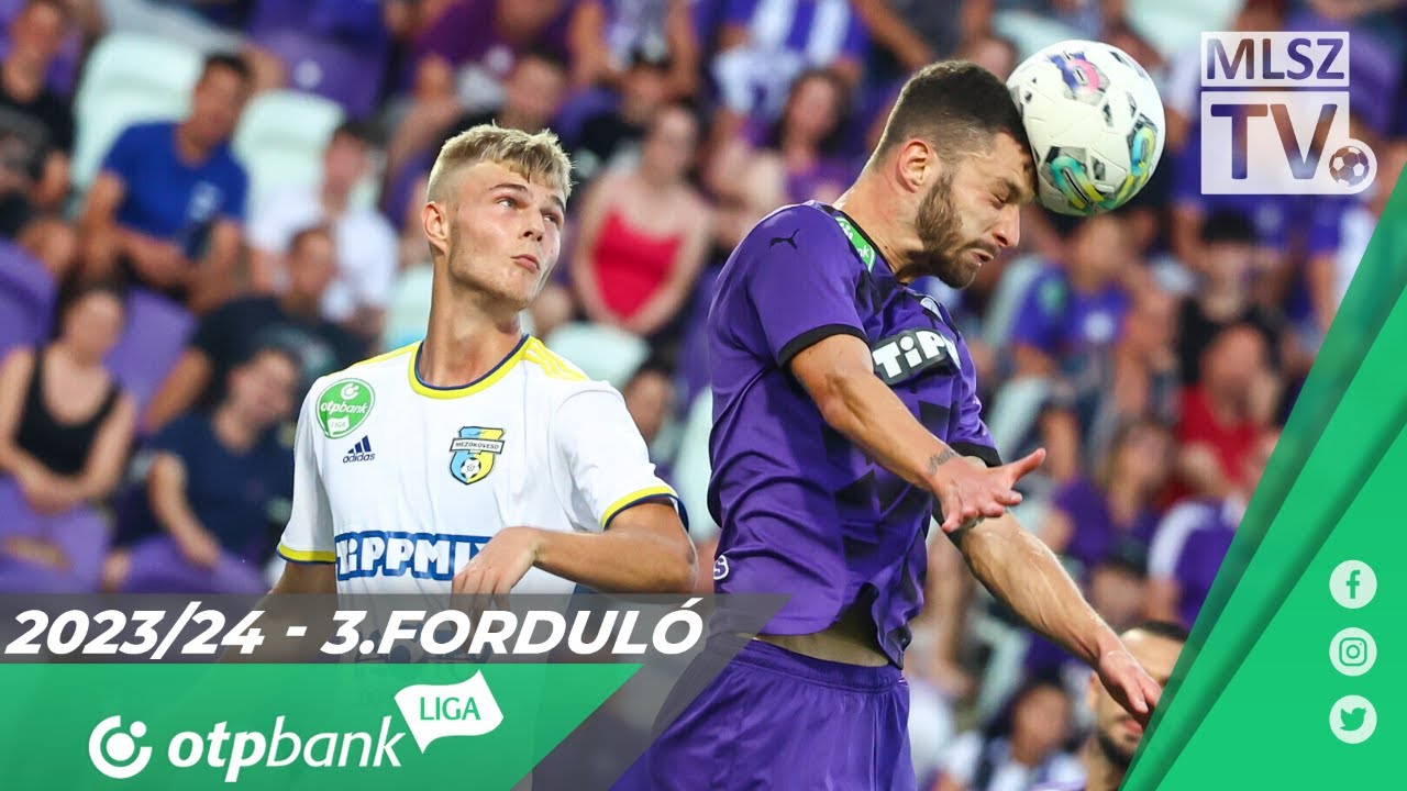 ⁣Újpest FC – Mezőkövesd Zsóry FC | 1-1 | (0-0) | OTP Bank Liga | 3. forduló | MLSZTV