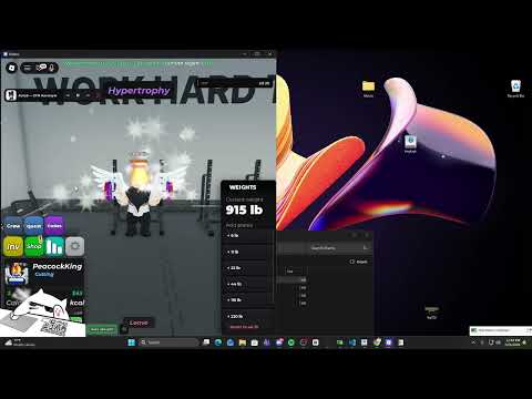 Ultimate Gym Game Free Auto Macro ( Auto leave, Auto eat, Auto rest.  (Description)