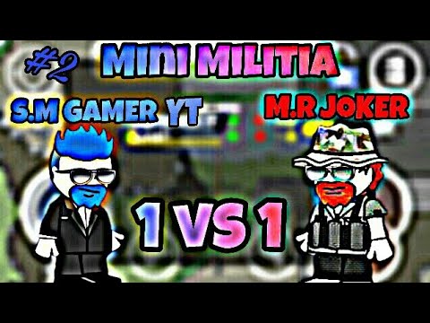 معركه اسطورية مع Mini Militia Mr Joker