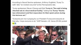 2024 07 14 - TRUMP SHOT -OK  grazed ear