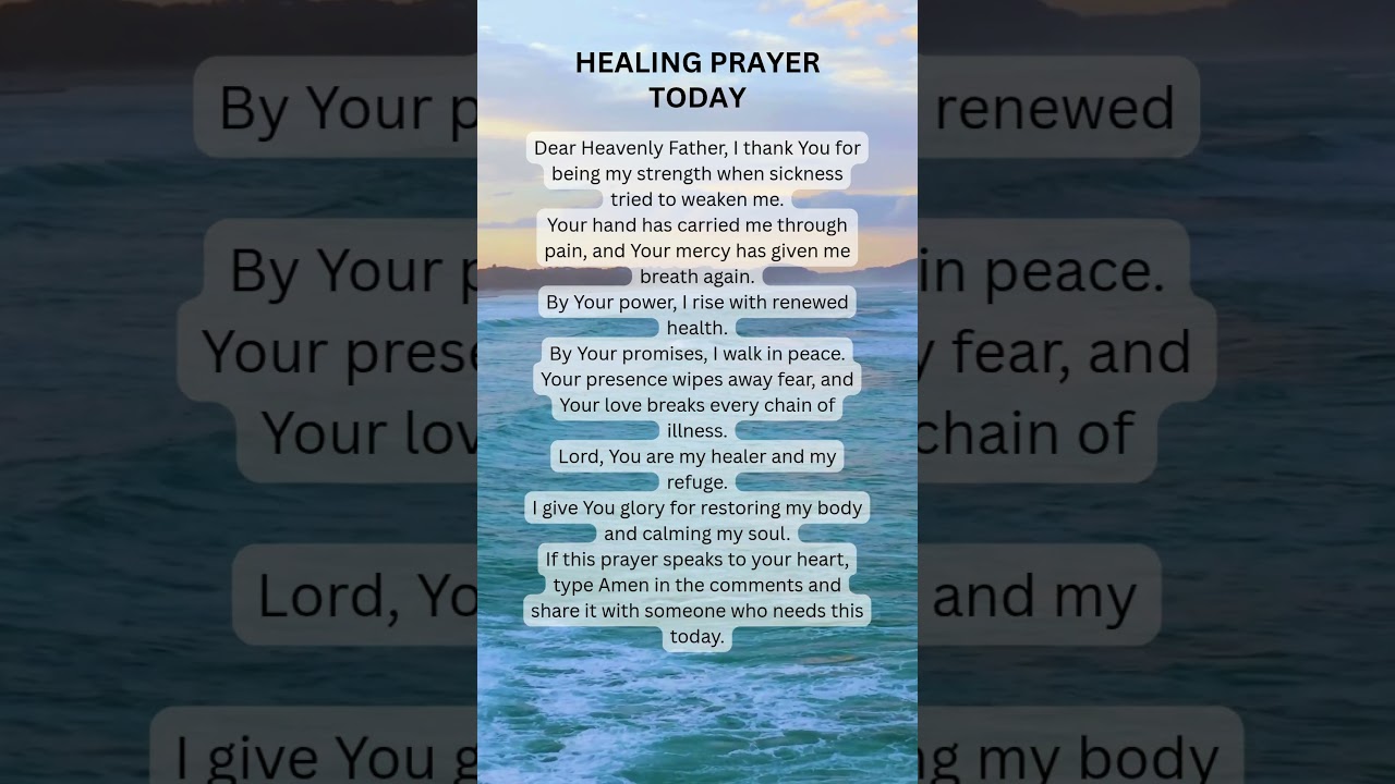 ✝️ Healing Prayer 🙏 God Restores Health 🌟