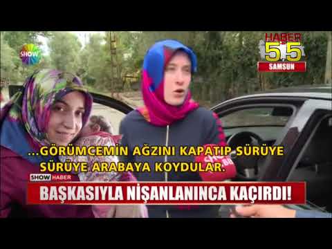 SAMSUN'DA TAKINTILI KOMŞU NİŞANLI KIZI KAÇIRDI!