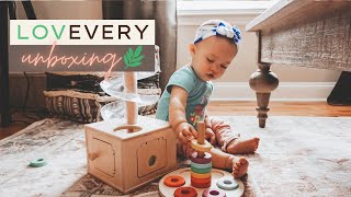 MONTESSORI TOYS FOR ONE YEAR OLDS // Lovevey Play Kit Unboxing + Review