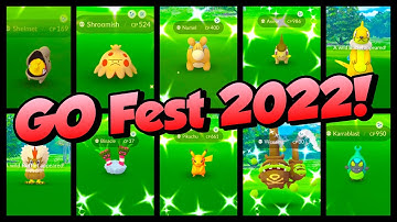 I GOT 40 SHINIES DURING POKEMON GO FEST 2022 GLOBAL EVENT! Here