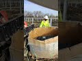 Spreading out the material #bluecollar #solarpanel #construction #fyp ￼