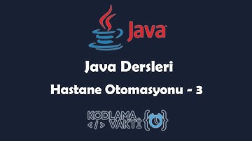 Java Dersleri #121 - Java ile Hastane Otomasyonu Yapımı | 3